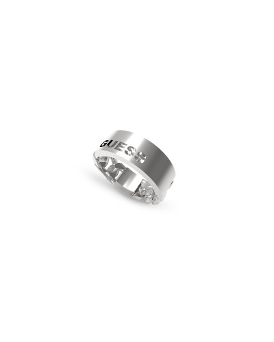 Guess Anillo Mujer JUXR03006JWST64 Acero Inoxidable Plata Cristales Talla 14
