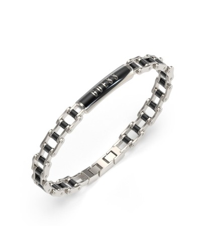 Guess Bracelet Homme Acier Inoxydable Argent - Bijou Chaîne Style Moderne
