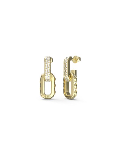 Guess Boucles d'Oreilles Femme Dorées JUBE04582JWYGT-U - Élégantes et Lumineuses
