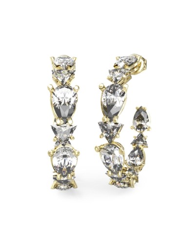 Guess Women's Silver Earrings JUBE04409JWYGT-U - Elegant and Luminous
