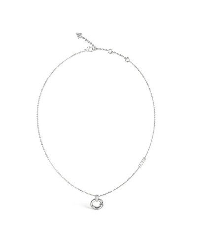 Guess Women's Silver Pendant JUBN04518JWRHT-U - Elegant & Refined
