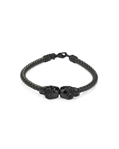 Radiant Bracciale Uomo Acciaio Inossidabile Nero - Design Elegante RH000179
