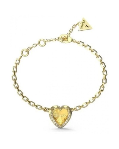 Guess Damenarmband Gelbgold Kristalle - Elegantes Schmuckstück
