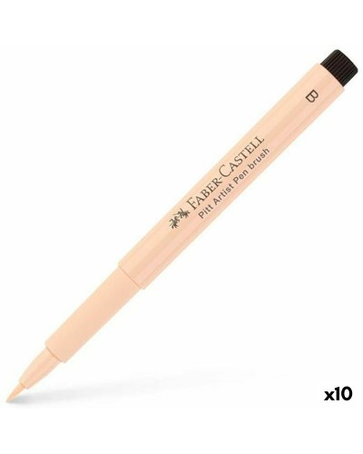 Faber-Castell Pitt Artist Pennarelli Albicocca, Set da 10 per Disegno e Illustrazione