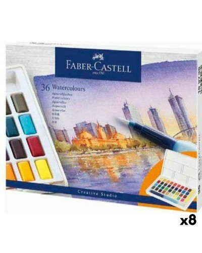 Faber-Castell Creative Studio Set de Pintura de Acuarela de 8 Piezas para Artistas y Principiantes
