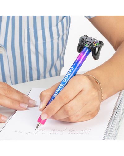 Stylo Plume Game Over - Écriture Élégante avec Pointe Moyenne pour Étudiants et Professionnels
