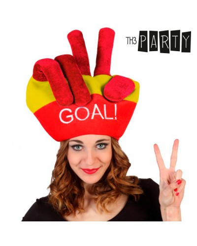 Hut Spanien Finger - Spanische Flagge Bestickt - Fan-Accessoire
