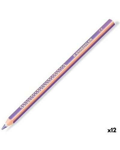 Crayons de Couleur Jumbo Noris Staedtler Violet 12 pièces - Dessin et Écriture Créative
