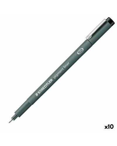 Stabilo Feutres Pigment Line - Noir, Set de 10
