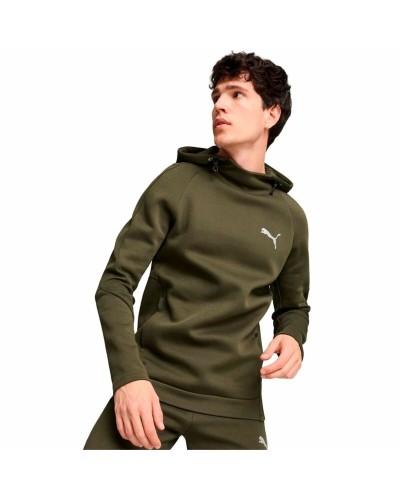 Puma Evostripe Men's Hoodie: Hooded, Sport & Leisure - Grey
