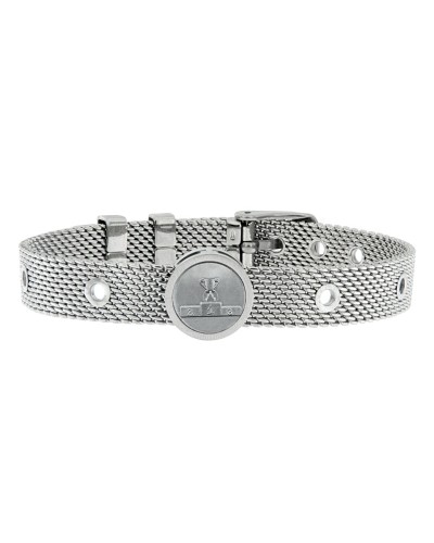 Talent Jewels Men's Silver Bracelet - TJA-5-04-03-1-215 - Modern Style
