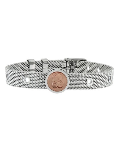 Talent Jewels Bracelet Homme Argenté - Acier Inoxydable - TJA-4-05-02-1-215
