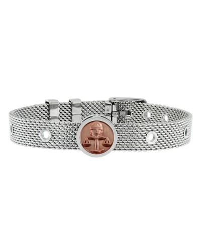 Talent Jewels Bracciale Uomo Argentato - Acciaio Inossidabile - Design Elegante
