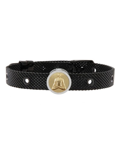Talent Jewels Pulsera Hombre Negra TJA-5-10-01-2-215 - Elegante y de Tendencia
