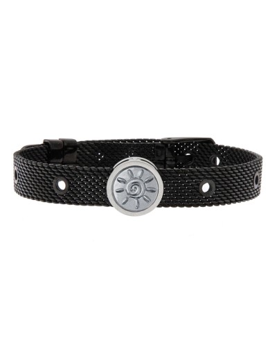 Talent Jewels Bracelet Homme Noir Acier - Design Élégant & Moderne
