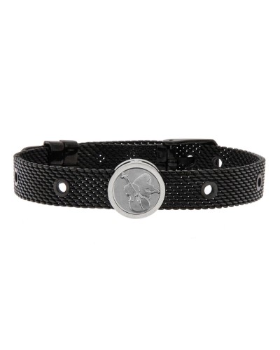 Talent Jewels Bracelet Homme Noir Acier Tressé - TJA-4-09-03-2-215
