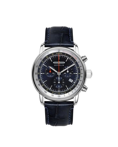 Zeppelin Montre Homme Noir 8888-3 - Chronographe Date et Style Classique
