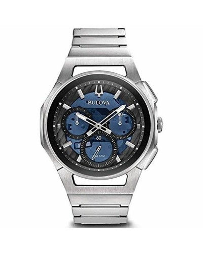 Miesten rannekellot Bulova 96A205 Hopeinen