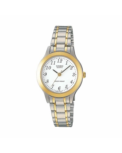 Casio LTP-1263PG-7BEG: Reloj Unisex Dorado, Esfera Blanca - Estilo Clásico
