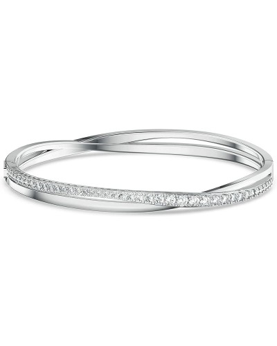 Swarovski Women's Bracelet Pave Crystals Silver - Elegant Jewelry
