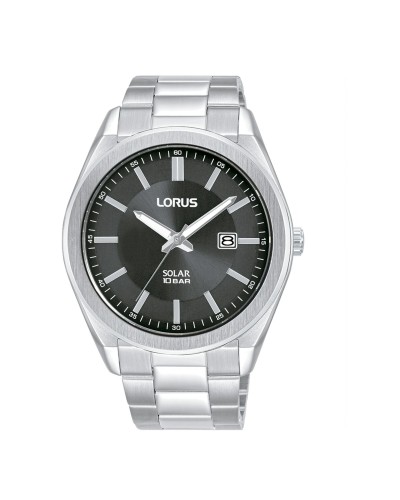 Lorus Orologio Uomo RX351AX9: Nero & Argento, Design Elegante
