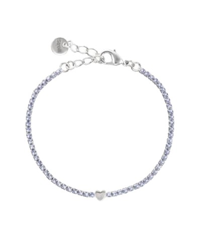 Stroili Bracelet Femme Cristaux Argent - Bijou de Mode Élégant
