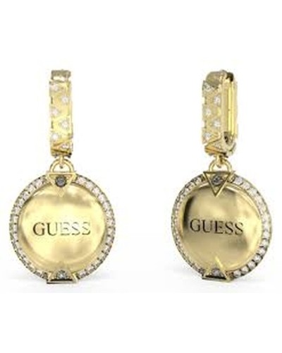 Guess Women's Gold Earrings Stainless Steel JUBE04051JWYGT-U - Elegant
