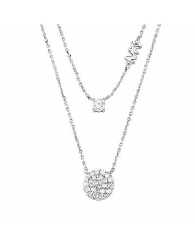 Michael Kors Collar Mujer MKC1591AN040 - Plata, Logo MK, Elegante
