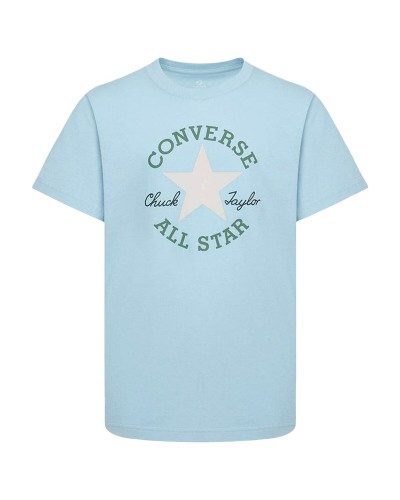 Converse Baby T-Shirt Sustainable Core Sky Blue - Short Sleeves Organic Cotton
