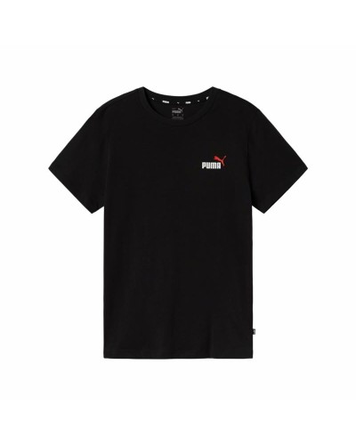 Puma Men's Short Sleeve Cotton Sports T-Shirt - Black
