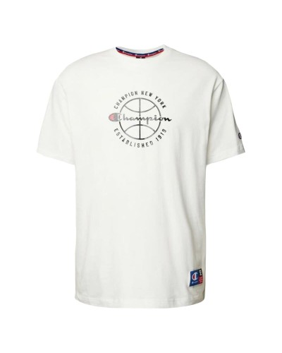 Champion Camiseta de Hombre Cuello Redondo Manga Corta Algodón Deporte
