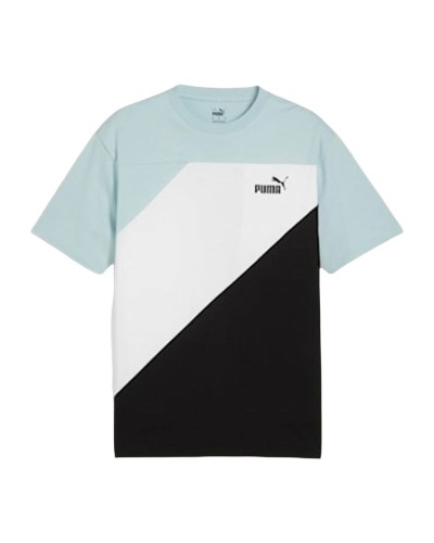 Puma POWER Camiseta Hombre Manga Corta Bloques de Color - Deporte & Casual
