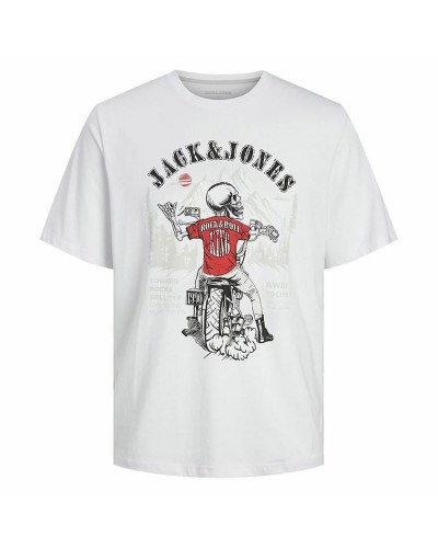 Jack & Jones Camiseta Hombre Skull Rock - Manga Corta Algodón - Casual
