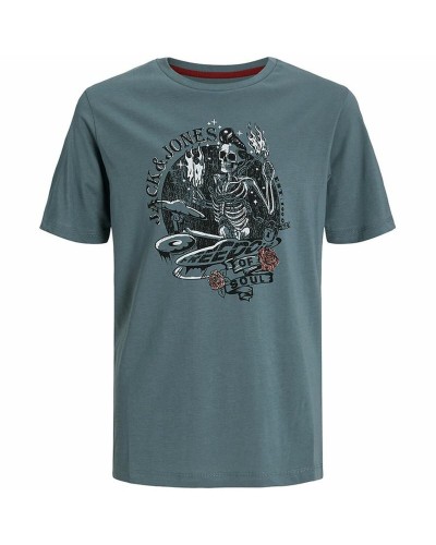 Jack & Jones T-shirt Enfant Skull Rock - Coton, Manches Courtes, Col Rond
