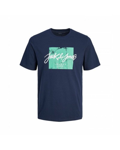 Jack & Jones Tiley T-Shirt Kinder Kurzarm Baumwolle Blau - Bequem und Atmungsaktiv
