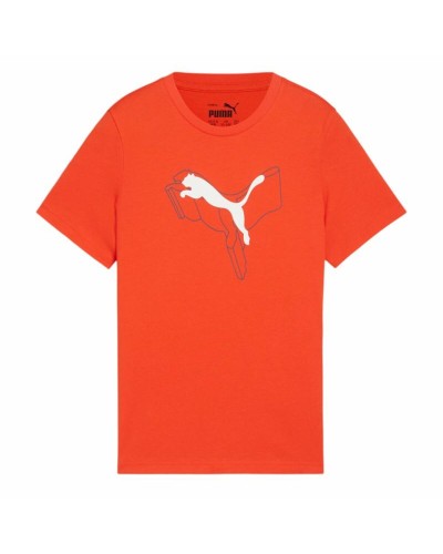 Puma T-Shirt Kinder Kurzarm Baumwolle Atmungsaktiv - Sport & Freizeit
