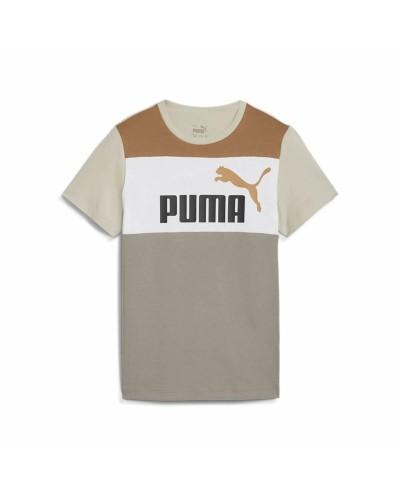 Barn T-shirt med kortärm Puma Ess Block