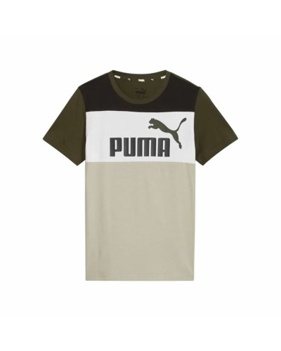 Barn T-shirt med kortärm Puma Ess Block