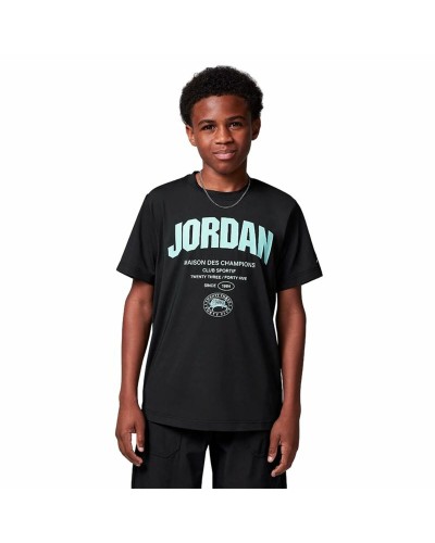 Child's Short Sleeve T-Shirt Jordan Jdb Des Champions