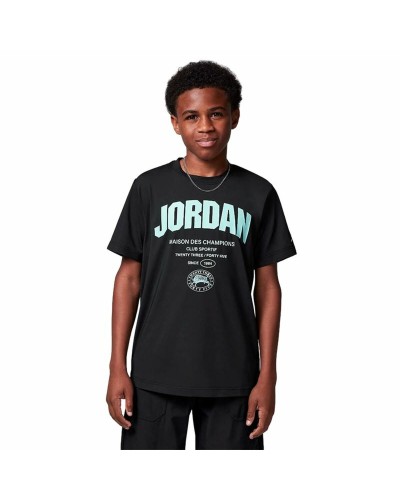 T-Shirt met Korte Mouwen voor kinderen Jordan Jdb Des Champions