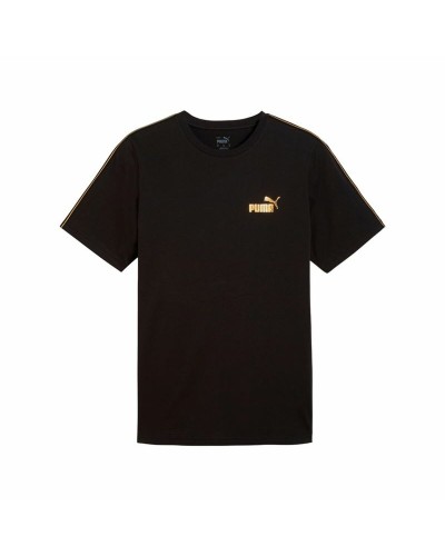 Puma Ess Tape Kurzarm T-Shirt Herren - Minimal Gold Sport
