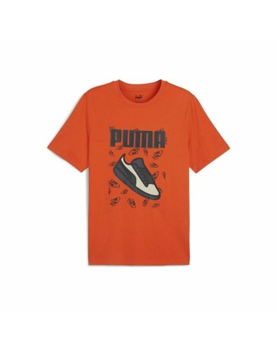 Puma Graphics Sneaker Orange - T-shirt Homme Manches Courtes - Sport & Décontracté
