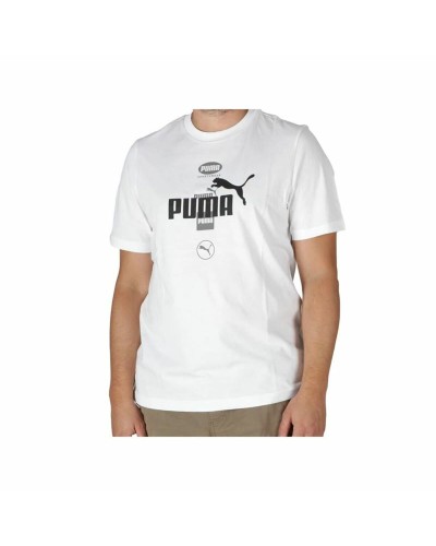 T-shirt med kortärm Herr Puma Puma Power Graphic