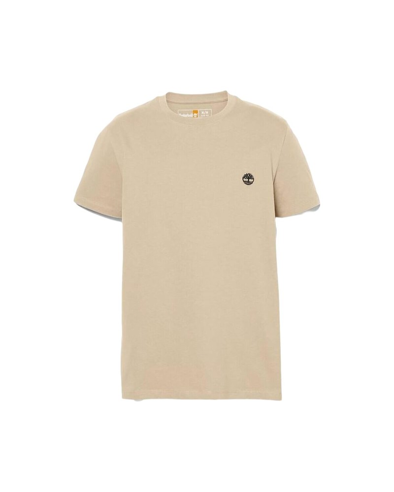 T-shirt med kortärm Herr Timberland Beige