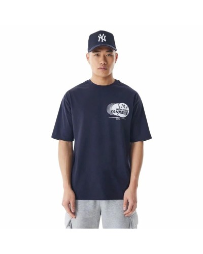 Heren-T-Shirt met Korte Mouwen New Era BASEBALL GRPHIC OS New York Yankees