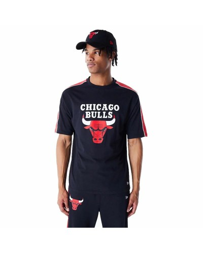 New Era NBA Chicago Bulls Black T-Shirt - Short Sleeve Men's - Panel OS
