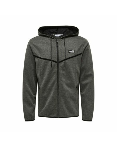 Only & Sons Chaqueta Deportiva Hombre Regular - Gris Oscuro - Casual & Entrenamiento
