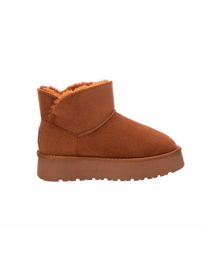 XTI Botines Mujer Marrón - Botas Invernales Elegantes
