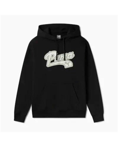 Puma Damen Fleece Hoodie mit Kapuze Script - Sport & Casual
