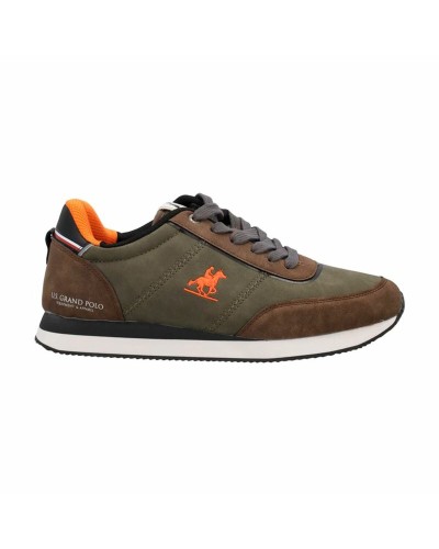 U.S. Grand Polo Rennes Essential Nbk Oliva - Scarpe Tennis Casual Marrone

